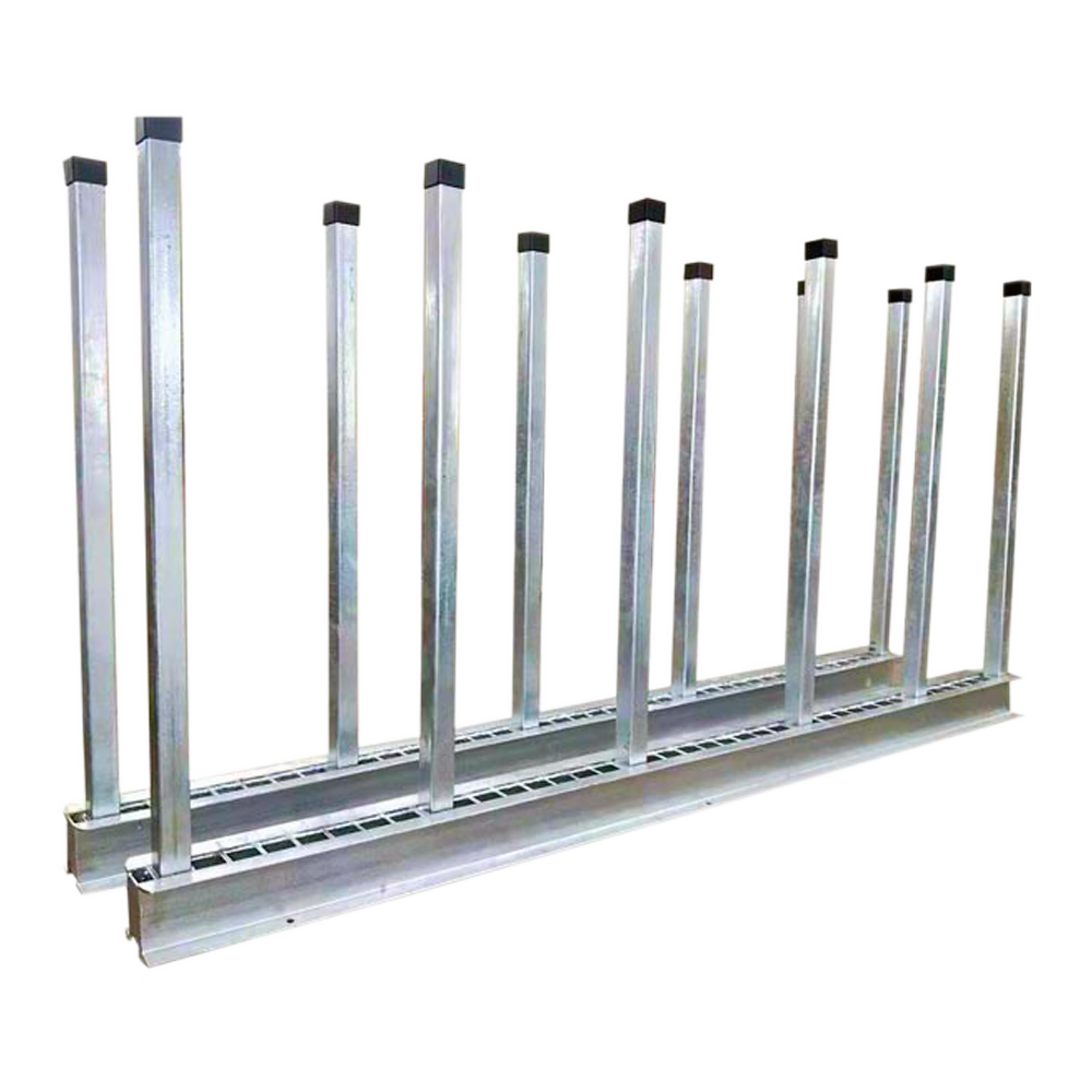Adjustable Heavy-duty Galvanized Extra Strong Slab Rack(2 Rails+12 Pos ...