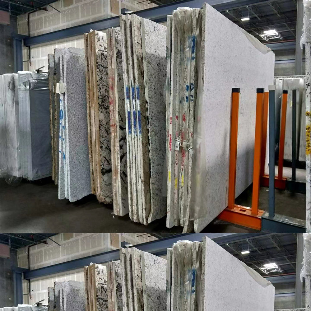 Adjustable Metallic Slab Rack(2 Rails+12 Posts With Rubber) For Marble ...