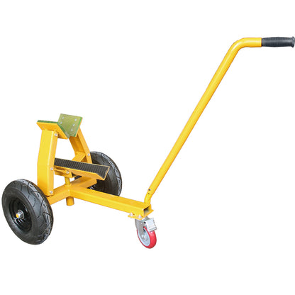 3-Wheel Self-locking Slab Handling Wood Plate Truck Stone Slab Trolley Industrial Heavy-duty Mobile Carrying Transportation Tool