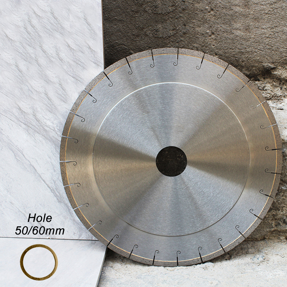 Diamond Disc Circular Saw Blade Sinter Hot-Pressed Blade with Silent Cutting Slot for Marble,Ceramic Tile,Porcel