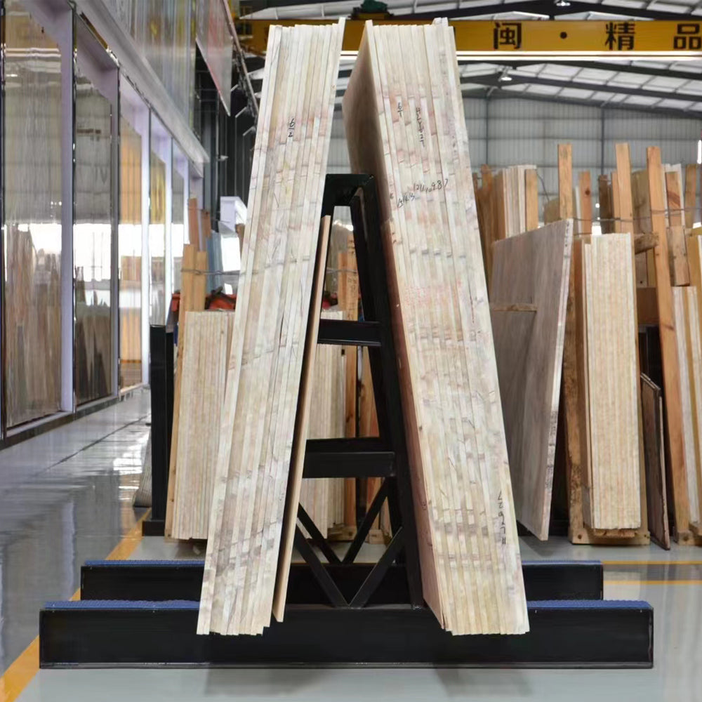 Detachable H Steel A-frame Storage Rack For Marble Granite Tile Stainl ...