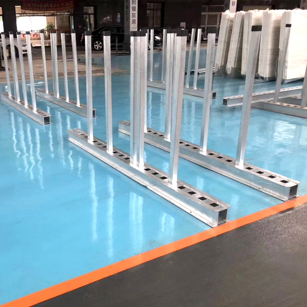 Adjustable Heavy-duty Galvanized Extra Strong Slab Rack(2 Rails+12 Pos ...